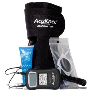 AcuKnee advanced TENS unit components